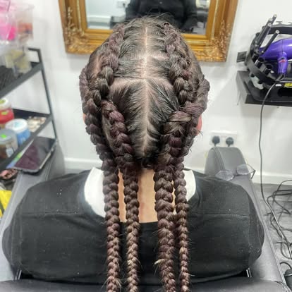 Cornrow braids by The Lab Afro Hair Salon